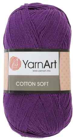 Пряжа для вязания YarnArt "Cotton Soft", цвет: фиолетовый (50), 600 м, 100 г, 5 шт