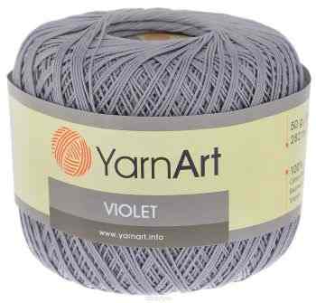 Пряжа для вязания YarnArt "Violet", цвет: серый (5326), 282 м, 50 г, 6 шт