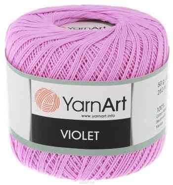 Пряжа для вязания YarnArt "Violet", цвет: светло-сиреневый (0319), 282 м, 50 г, 6 шт