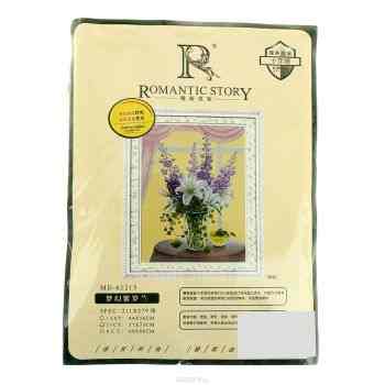 Набор для вышивания крестом Romantic Story "Букет с лилиями", 57 x 73 см