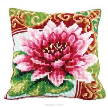 Набор для вышивания подушки "Collection D'Art", 40 х 40 см. 5174