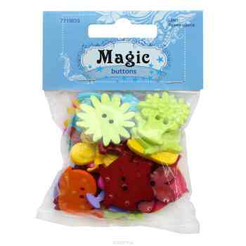 Пуговицы декоративные Magic Buttons "Сад. Яркие цвета", 30 г