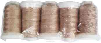 Нить филаментная "Астра", цвет: бежевый (2345), 1000D/3, 91,44 м, 5 шт