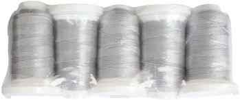 Нить филаментная "Астра", цвет: светло-серый (6144), 1000D/3, 91,44 м, 5 шт