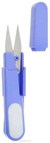 Сниппер для обрезки ниток "Aurora", цвет: синий, белый