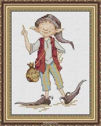 Набор для вышивания крестом Neocraft "Знания-сила", 10 х 14 см