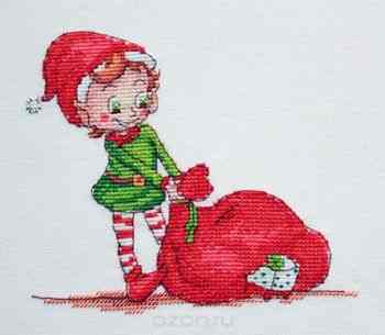 Набор для вышивания крестом Neocraft "Приятная ноша", 13 х 15 см