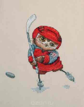 Набор для вышивания крестом Neocraft "Чемпион", 15 х 17 см