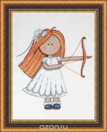 Набор для вышивания крестом Neocraft "Стрелец", 15 х 16 см