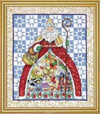 Набор для вышивания Design Works "12 дней Рождества", 35 x 40 см