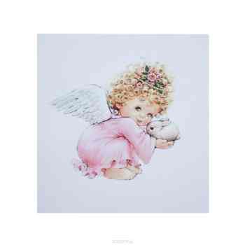 Набор для создания картины Магия хобби "Ангел в розовом", в технике папертоль