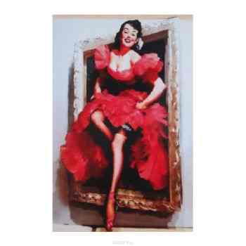 Набор для создания картины Магия хобби "Красотка из картины", в технике папертоль