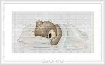 Набор для вышивания Luca-S "Медвежонок Бруно Luca-S ", 23 см х 10 см