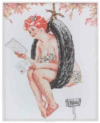 Набор для вышивания крестом Neocraft "Хильда: весточка", 21 х 26 см