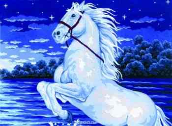 Канва с нанесенным рисунком "Collection D'Art", 40 х 50 см. 10363