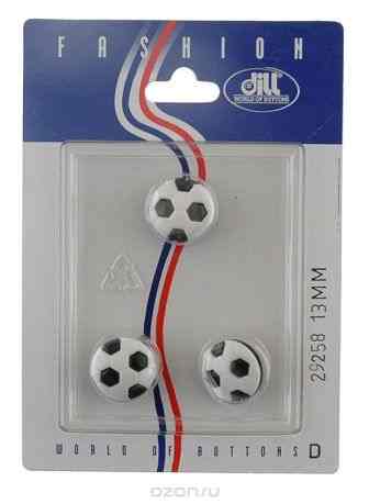 Пуговицы "Dill", диаметр 13 мм, пластик, 3 шт. 029258/13-3