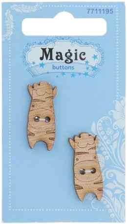 Пуговицы декоративные Magic Buttons "Корова", 2 шт