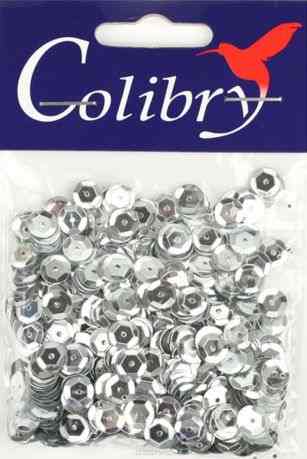Пайетки граненые "Colibry", 6мм. S01-01-C6