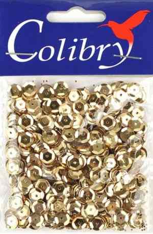 Пайетки граненые "Colibry", 6мм. S01-05-C6