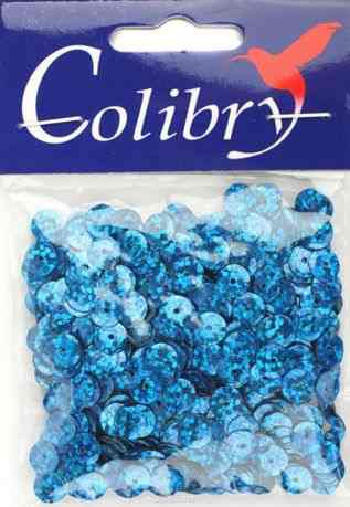 Пайетки граненые голографические "Colibry", 6мм. S02-50-C6