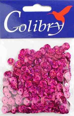 Пайетки граненые голографические "Colibry", 6мм. S02-52-C6