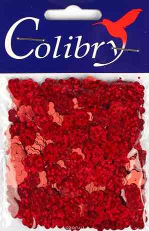 Пайетки фигурные голографические "Colibry", 8мм. SF02-58-FL8