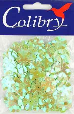 Пайетки фигурные голографические "Colibry", 14х14мм. SF02-89-FL14