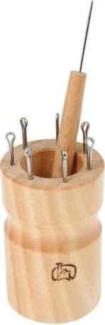 Куколка для вязания шнура "Klass & Gessmann", круглая, на 7 крючков