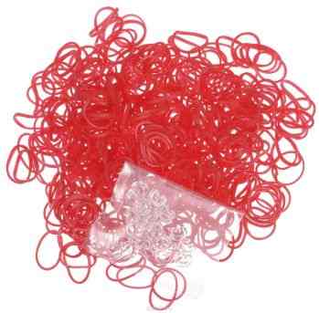 Rainbow Loom Набор резиночек цвет красный 600 шт