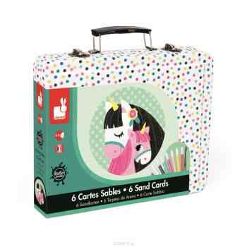 Janod Набор для творчества Посыпаем песком Моя лошадка