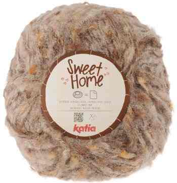 Пряжа для вязания Katia "Sweet Home", цвет: коричневый, светло-коричневый (101), 600 м, 300 г