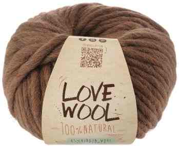 Пряжа для вязания Katia "Love Wool", цвет: коричневый (104), 50 м, 100 г