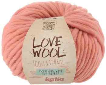 Пряжа для вязания Katia "Love Wool", цвет: светло-оранжевый (111), 50 м, 100 г