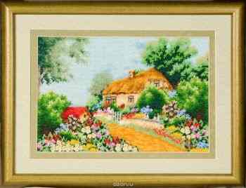 Набор для вышивания бисером Золотые ручки "Весна", 38 x 25 см