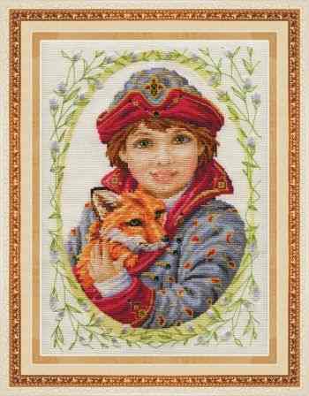 Набор для вышивания крестом Золотые ручки "Взаимное доверие", 21 x 29 см