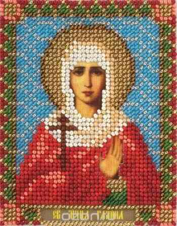 Набор для вышивания бисером Panna "Икона Святой мученицы Галины", 8,5 x 10,5 см