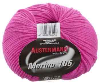 Пряжа для вязания Austermann "Merino", цвет: лиловый (319), 105 м, 50 г