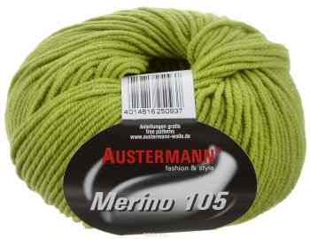 Пряжа для вязания Austermann "Merino", цвет: оливковый (355), 105 м, 50 г