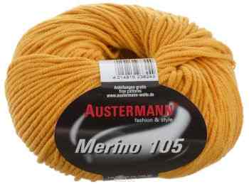 Пряжа для вязания Austermann "Merino", цвет: горчичный (343), 105 м, 50 г