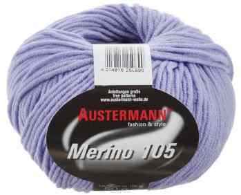 Пряжа для вязания Austermann "Merino", цвет: сиреневый (353), 105 м, 50 г