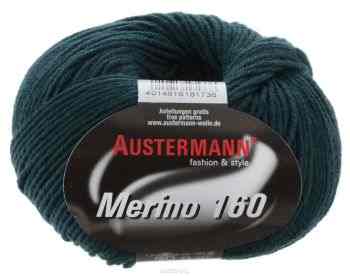 Пряжа для вязания Austermann "Merino", цвет: темно-зеленый (221), 160 м, 50 г