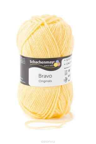 Пряжа для вязания Schachenmayr "Originals Bravo", цвет: лимонный (08201), 133 м, 50 г