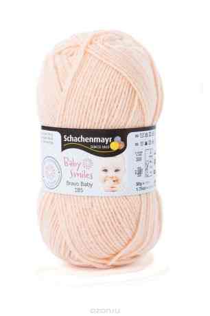 Пряжа для вязания Schachenmayr "Bravo Baby Smiles 185", цвет: персиковый (01023), 185 м, 50 г