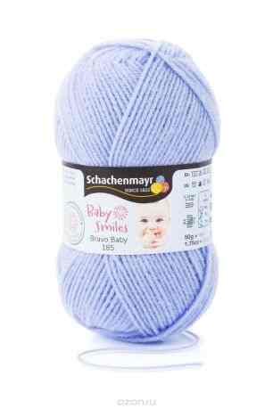 Пряжа для вязания Schachenmayr "Bravo Baby Smiles 185", цвет: лавандовый (01048), 185 м, 50 г