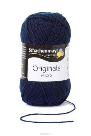 Пряжа для вязания Schachenmayr "Originals Micro", цвет: морской (00050), 145 м, 50 г