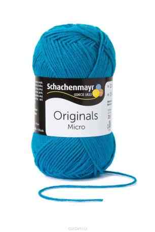 Пряжа для вязания Schachenmayr "Originals Micro", цвет: темно-бирюзовый (00069), 145 м, 50 г