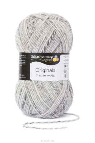 Пряжа для вязания Schachenmayr "Originals Trachtenwolle", цвет: серый мраморный (00088), 185 м, 100 г