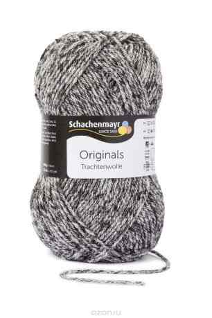Пряжа для вязания Schachenmayr "Originals Trachtenwolle", цвет: черный античный (00093), 185 м, 100 г