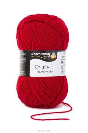 Пряжа для вязания Schachenmayr "Originals Trachtenwolle", цвет: вишневый (00131), 185 м, 100 г