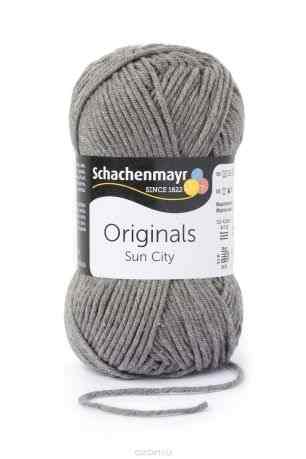 Пряжа для вязания Schachenmayr "Originals Sun City", цвет: серый (00192), 97 м, 50 г